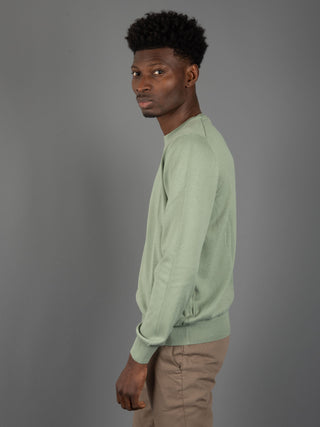 Maglia in Filo di Cotone - Salvia