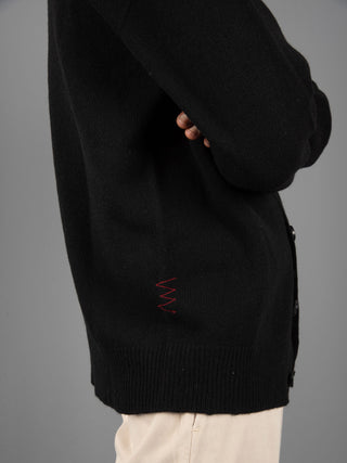 Maglia Cardigan  - Nero