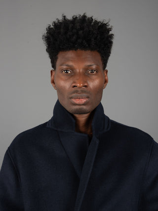 Cappotto Monopetto - Blu