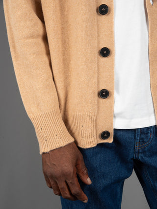 Maglia Cardigan - Cammello