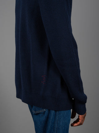 Maglia Cardigan - Blu