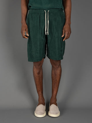 Bermuda Cupro - Verde Bottiglia