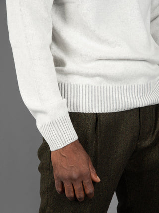 Maglia Girocollo - Gesso