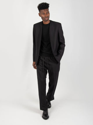 Giacca Coreana Lana - Nero