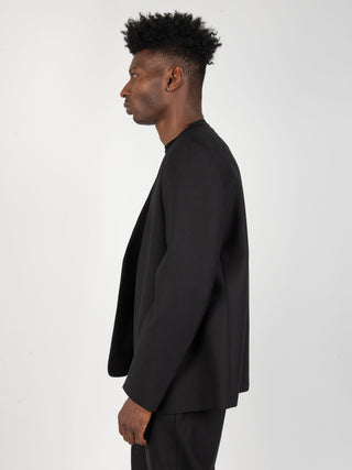 Giacca Coreana Lana - Nero