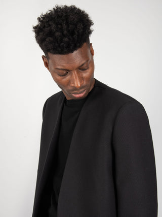 Giacca Coreana Lana - Nero