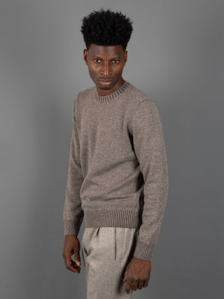 Maglia Girocollo - Nocciola