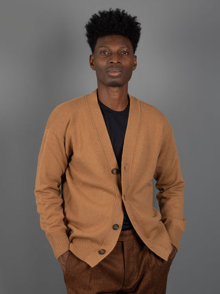 Maglia Cardigan - Cammello