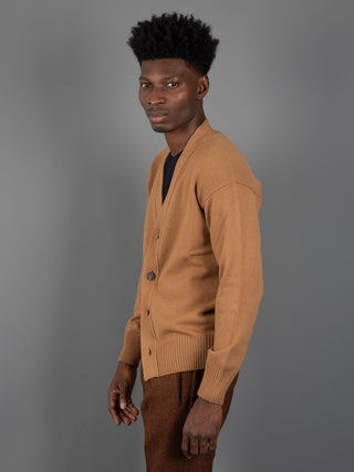 Maglia Cardigan - Cammello