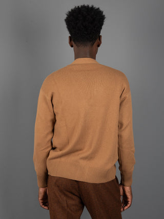 Maglia Cardigan - Cammello