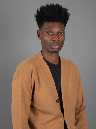 Maglia Cardigan - Cammello