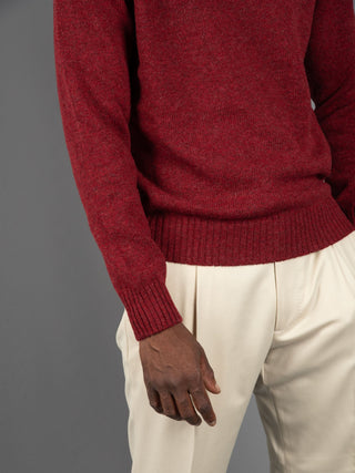 Maglia Shetland - Bordò