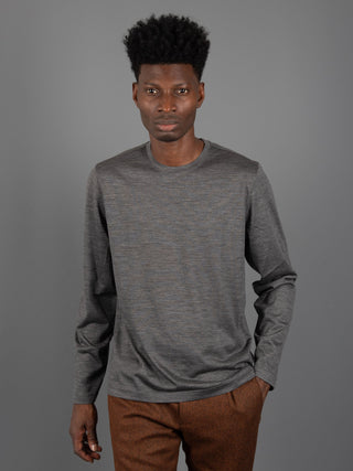 T-Shirt Merinos - Antracite