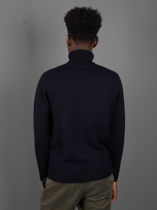 Maglia Dolcevita - Blu