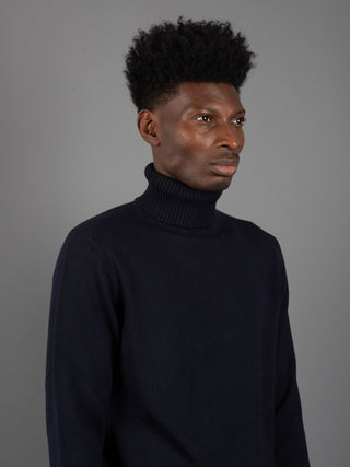 Maglia Dolcevita - Blu