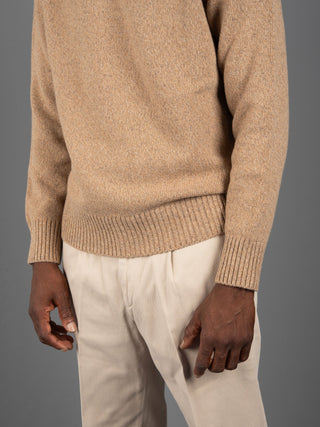 Maglia Moulinè - Cammello