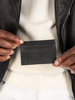 Portacarte in Pelle - Nero