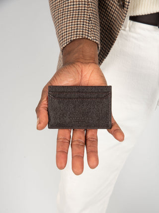 Portacarte in Pelle - Moro