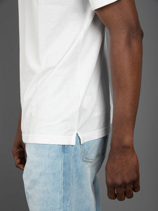 Polo Crepe di Cotone - Bianco