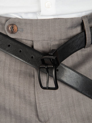 Cintura reversibile - Nero