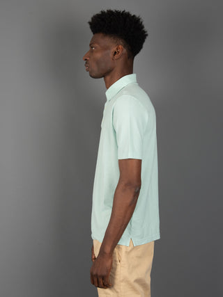 Polo Crepe di Cotone - Verde Menta
