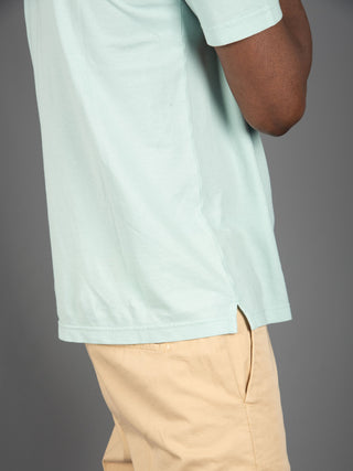 Polo Crepe di Cotone - Verde Menta