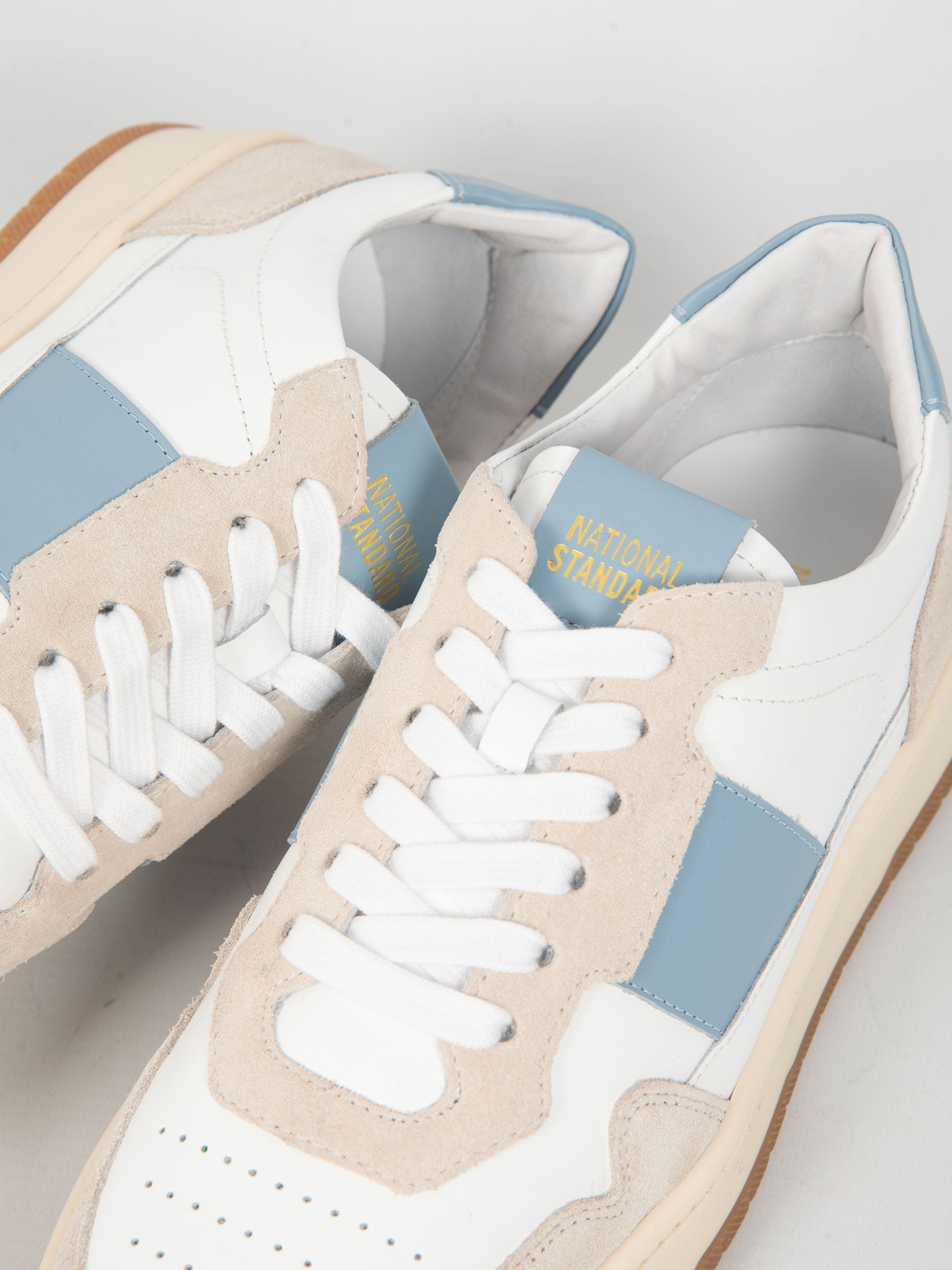 Sneakers '6 Low' - Bianco/Celeste