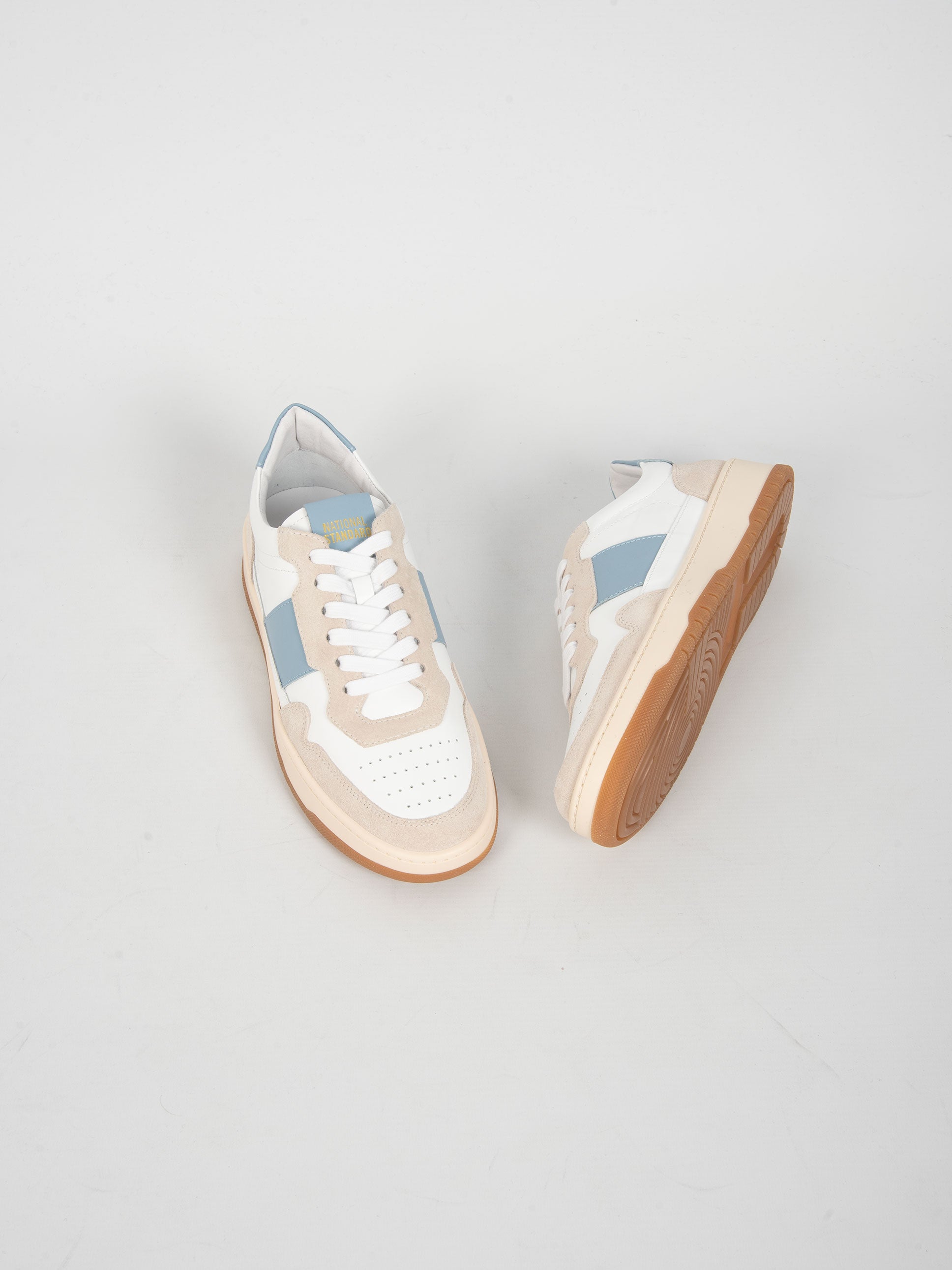 Sneakers '6 Low' - Bianco/Celeste