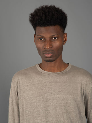 Maglia in Lino - Tortora