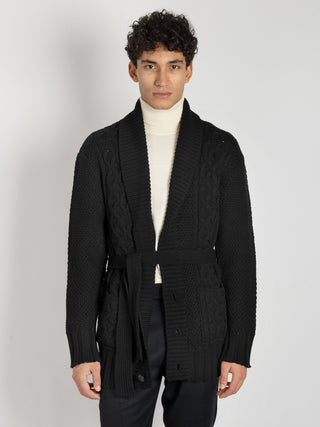 Maglia Cardigan Knox - Nero