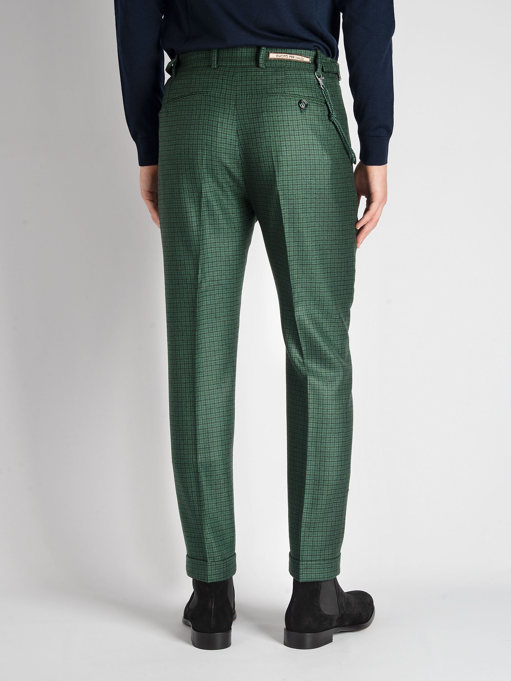 Pantalone 'Retro' Pied de Puole - Verde