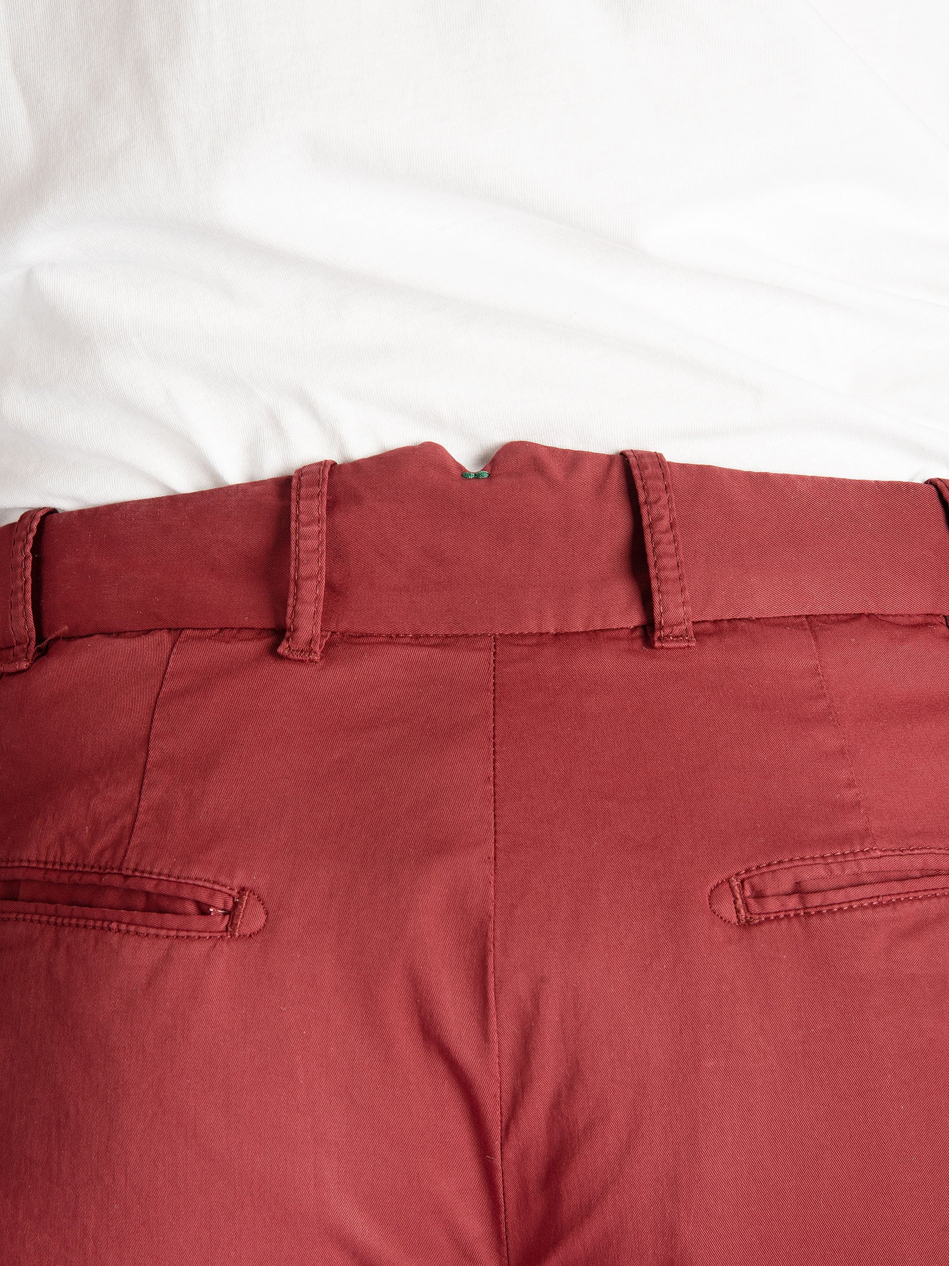 Pantalone 'Retro' Gabardina - Rosso