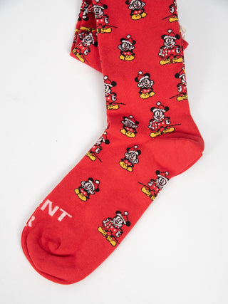 Calzini 'Topolino' - Rosso