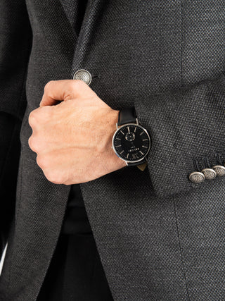 Orologio 'New One' Pelle - nero