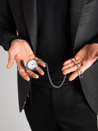 Orolgio 'Gentleman' da taschino - Argento