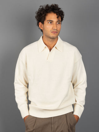 Maglia Polo Lanerossi - Panna
