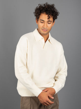 Maglia Polo Lanerossi - Panna