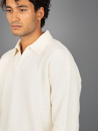 Maglia Polo Lanerossi - Panna