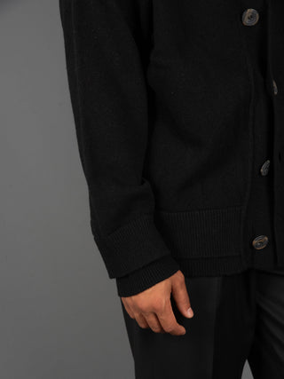Maglia Cardigan - Nero
