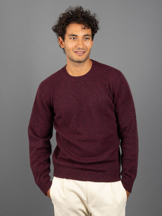 Maglia Melange - Bordeaux