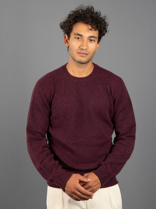 Maglia Melange - Bordeaux