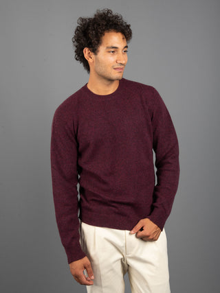Maglia Melange - Bordeaux