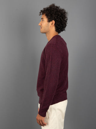 Maglia Melange - Bordeaux