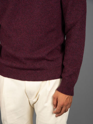 Maglia Melange - Bordeaux