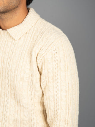 Maglia Old School Cat - Avorio