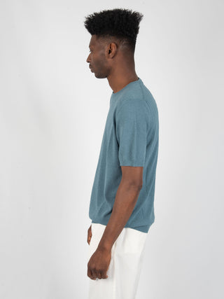 Maglia in Spugna - Denim