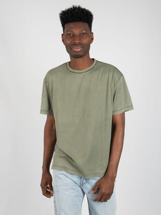 T-shirt Basic Washed - Verde Militare