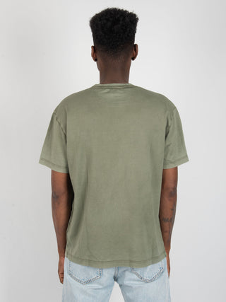 T-shirt Basic Washed - Verde Militare