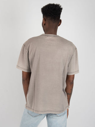 T-shirt Basic Washed - Grigio