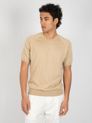 Maglia in Cotone Organico - Beige